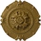 Ekena Millwork Southampton Ceiling Medallion, Hand-Painted Gold, 16 1/2"OD x 2 3/8"P CM16SOGLS - alternate 1